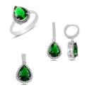 Turkish Handmade Lux Jewelry 925 Sterling Silver Ladies Womans Set 350 silverbazaaristanbul 