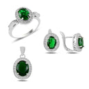 Turkish Handmade Lux Jewelry 925 Sterling Silver Ladies Womans Set 354 silverbazaaristanbul 