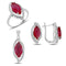 Turkish Handmade Lux Jewelry 925 Sterling Silver Ladies Womans Set 360 silverbazaaristanbul 