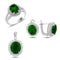 Turkish Handmade Lux Jewelry 925 Sterling Silver Ladies Womans Set 367 silverbazaaristanbul 