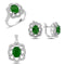 Turkish Handmade Lux Jewelry 925 Sterling Silver Ladies Womans Set 368 silverbazaaristanbul 