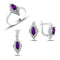Turkish Handmade Lux Jewelry 925 Sterling Silver Ladies Womans Set 37 silverbazaaristanbul 