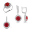 Turkish Handmade Lux Jewelry 925 Sterling Silver Ladies Womans Set 370 silverbazaaristanbul 