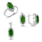 Turkish Handmade Lux Jewelry 925 Sterling Silver Ladies Womans Set 377 silverbazaaristanbul 