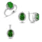 Turkish Handmade Lux Jewelry 925 Sterling Silver Ladies Womans Set 383 silverbazaaristanbul 