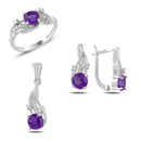 Turkish Handmade Lux Jewelry 925 Sterling Silver Ladies Womans Set 387 silverbazaaristanbul 