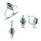 Turkish Handmade Lux Jewelry 925 Sterling Silver Ladies Womans Set 39 silverbazaaristanbul 