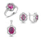 Turkish Handmade Lux Jewelry 925 Sterling Silver Ladies Womans Set 394 silverbazaaristanbul 