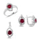 Turkish Handmade Lux Jewelry 925 Sterling Silver Ladies Womans Set 398 silverbazaaristanbul 