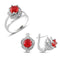 Turkish Handmade Lux Jewelry 925 Sterling Silver Ladies Womans Set 40 silverbazaaristanbul 