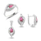 Turkish Handmade Lux Jewelry 925 Sterling Silver Ladies Womans Set 403 silverbazaaristanbul 