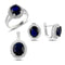 Turkish Handmade Lux Jewelry 925 Sterling Silver Ladies Womans Set 407 silverbazaaristanbul 