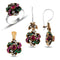 Turkish Handmade Lux Jewelry 925 Sterling Silver Ladies Womans Set 54 silverbazaaristanbul 