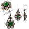 Turkish Handmade Lux Jewelry 925 Sterling Silver Ladies Womans Set 57 silverbazaaristanbul 