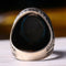 Turkish Jewelry 925 Sterling Silver Anchor Style Turquoise Mens Ring silverbazaaristanbul 
