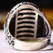 Turkish Jewelry 925 Sterling Silver Aquamarine Stone Mens Ring silverbazaaristanbul 