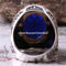 Turkish jewelry 925 Sterling Silver blue sapphire stone Mens ring silverbazaaristanbul 