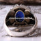 Turkish jewelry 925 Sterling Silver Blue Sapphire Stone Mens Ring silverbazaaristanbul 