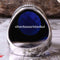 Turkish Jewelry 925 Sterling Silver Blue Sapphire Stone Mens Ring silverbazaaristanbul 