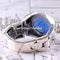 Turkish Jewelry 925 Sterling Silver Clock Sapphire Stone Mens Ring silverbazaaristanbul 