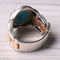 Turkish Jewelry 925 Sterling Silver Clock Turquoise Stone Mens Ring silverbazaaristanbul 