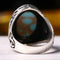 Turkish Jewelry 925 Sterling Silver Nice Turquoise Stone Mens Ring silverbazaaristanbul 