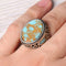 Turkish Jewelry 925 Sterling Silver Nice Turquoise Stone Mens Ring silverbazaaristanbul 