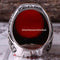 Turkish Jewelry 925 Sterling Silver Red Agate Aqeeq Mens Man Ring silverbazaaristanbul 