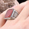 Turkish Jewelry 925 Sterling Silver Red Agate Aqeeq Mens Man Ring silverbazaaristanbul 