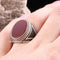 Turkish Jewelry 925 Sterling Silver Red Agate Aqeeq Mens Man Ring silverbazaaristanbul 
