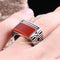 Turkish Jewelry 925 Sterling Silver Red Agate Aqeeq Mens Man Ring silverbazaaristanbul 