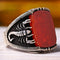 Turkish Jewelry 925 Sterling Silver Scorpion Agate Aqeeq Mens Ring silverbazaaristanbul 