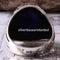 Turkish Jewelry 925 Sterling Silver Tughra Sapphire Stone Mens Ring silverbazaaristanbul 