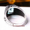 Turkish Jewelry Strong Blue Aquamarine Stone 925 Sterling Silver Mens Ring silverbazaaristanbul 
