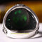 Turkish Luxury Jewelry 925 Sterling Silver Emerald Mens Ring silverbazaaristanbul 