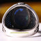 Turkish Luxury Jewelry 925 Sterling Silver Sapphire Mens Ring silverbazaaristanbul 