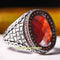 Copy of 925 Sterling Eagle Sapphire and Onyx Stone Mens Ring silverbazaaristanbul 