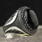 Unique Natural Onyx Handmade 925 Sterling Silver Vintage Mens Ring silverbazaaristanbul 
