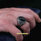 Unique Natural Onyx Handmade 925 Sterling Silver Vintage Mens Ring silverbazaaristanbul 